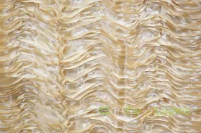 Australian Puff Satin Table Runners | | 3D Layered Satin Skirt Fabric | Multiple Colors |