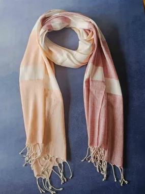 Blush Ginger Hemp Fabric Unisex Stole
