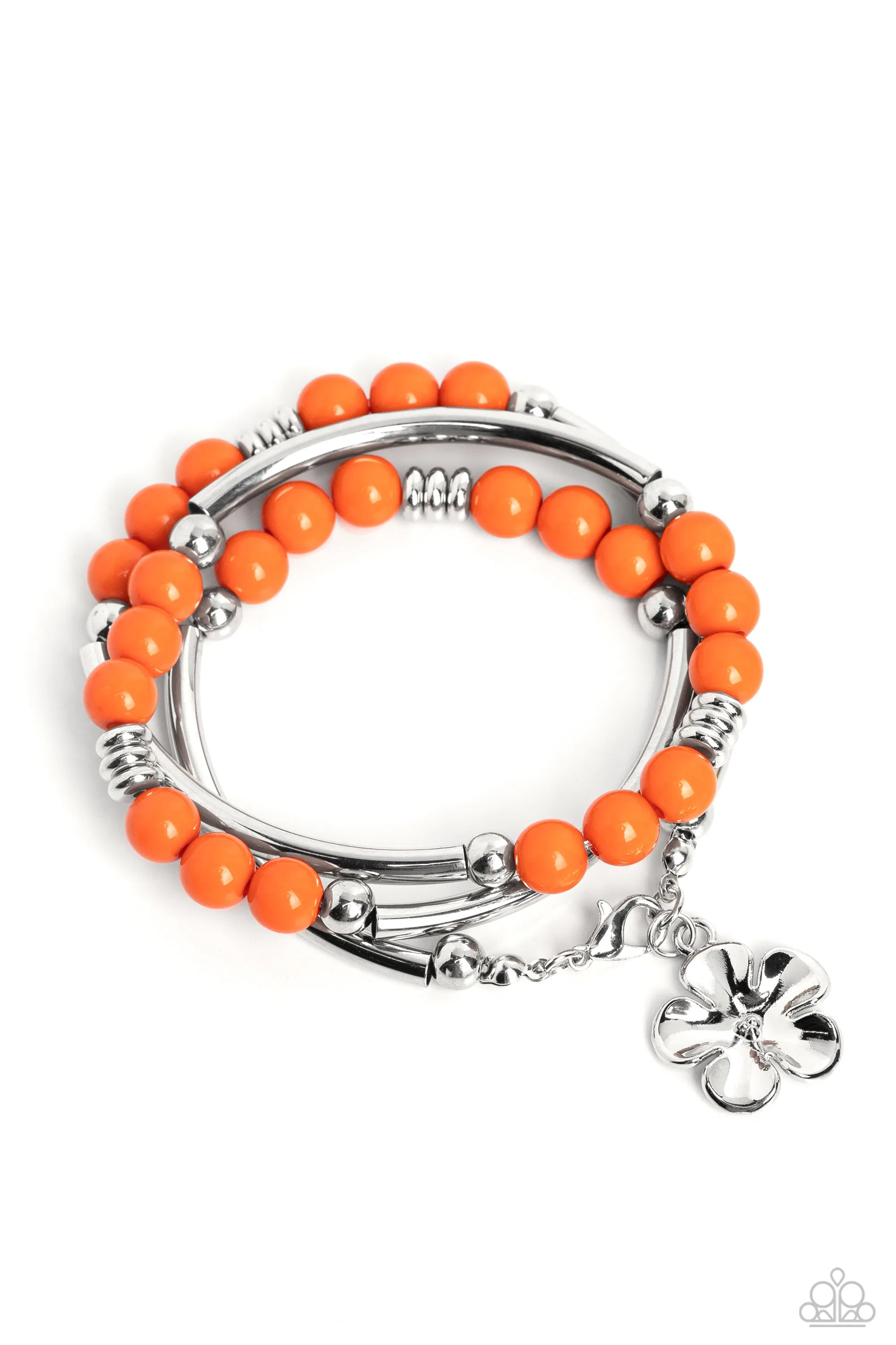 Bracelets Off the WRAP - Orange B2284