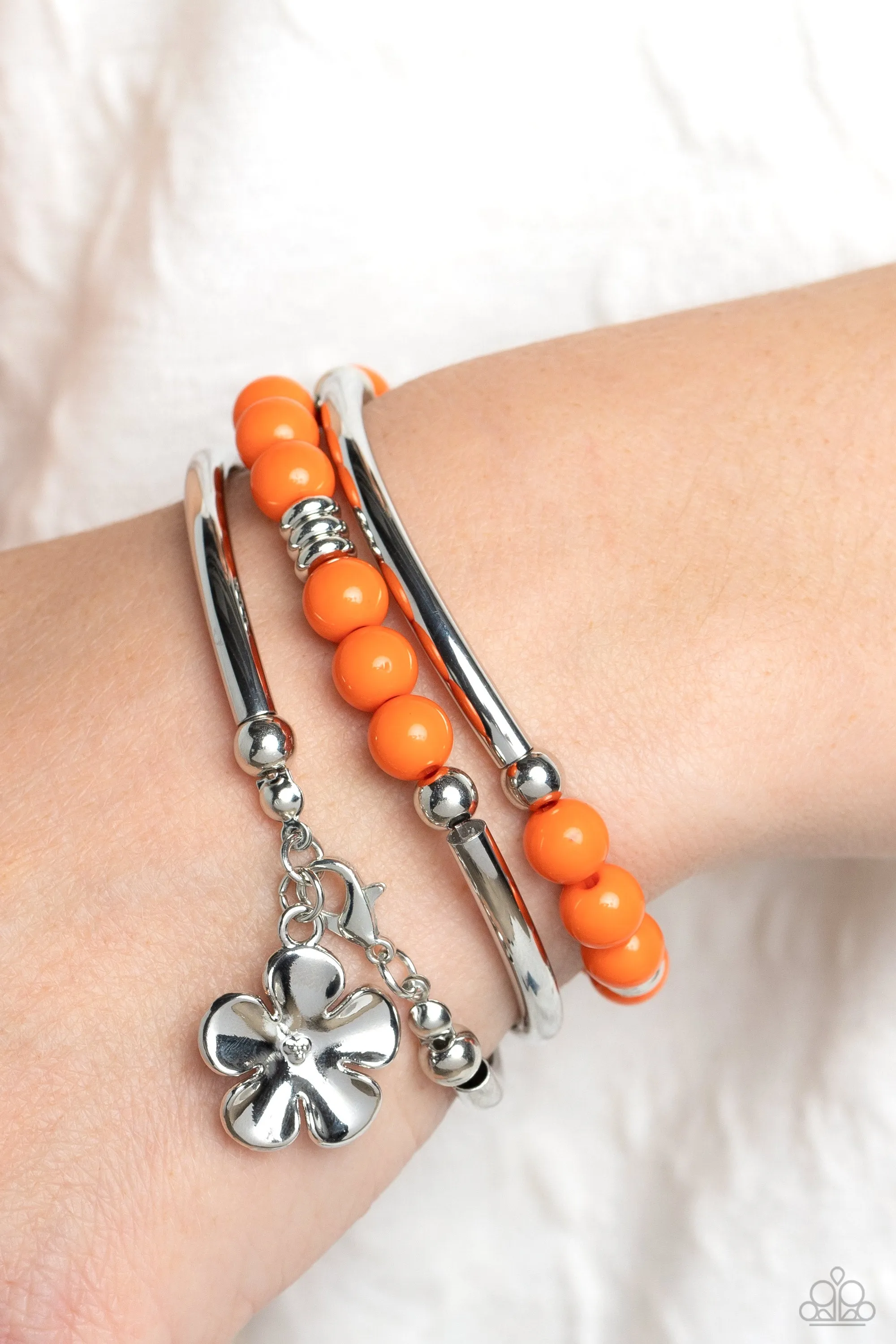 Bracelets Off the WRAP - Orange B2284