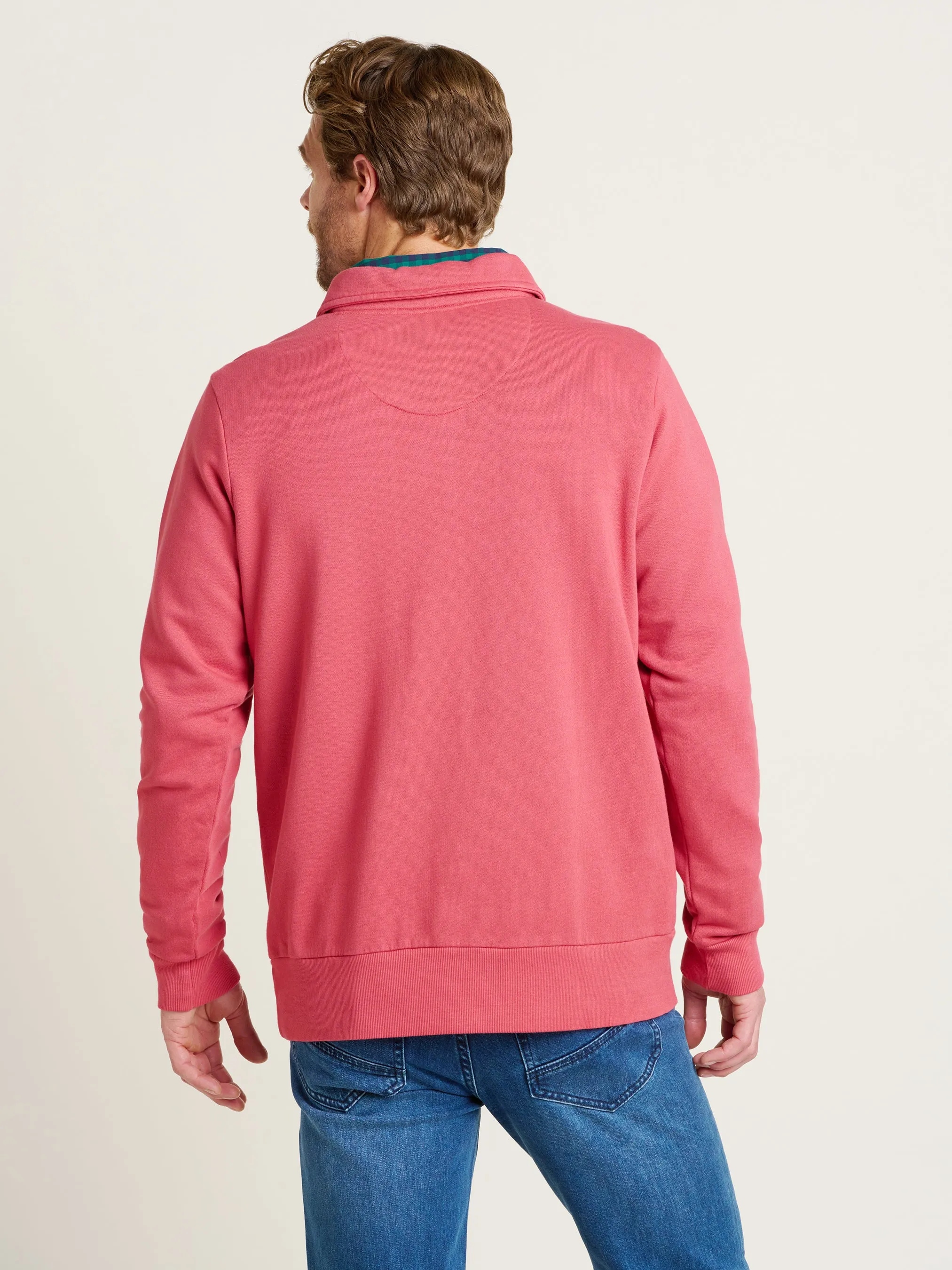 Collared Quarter Zip Sweatshirt