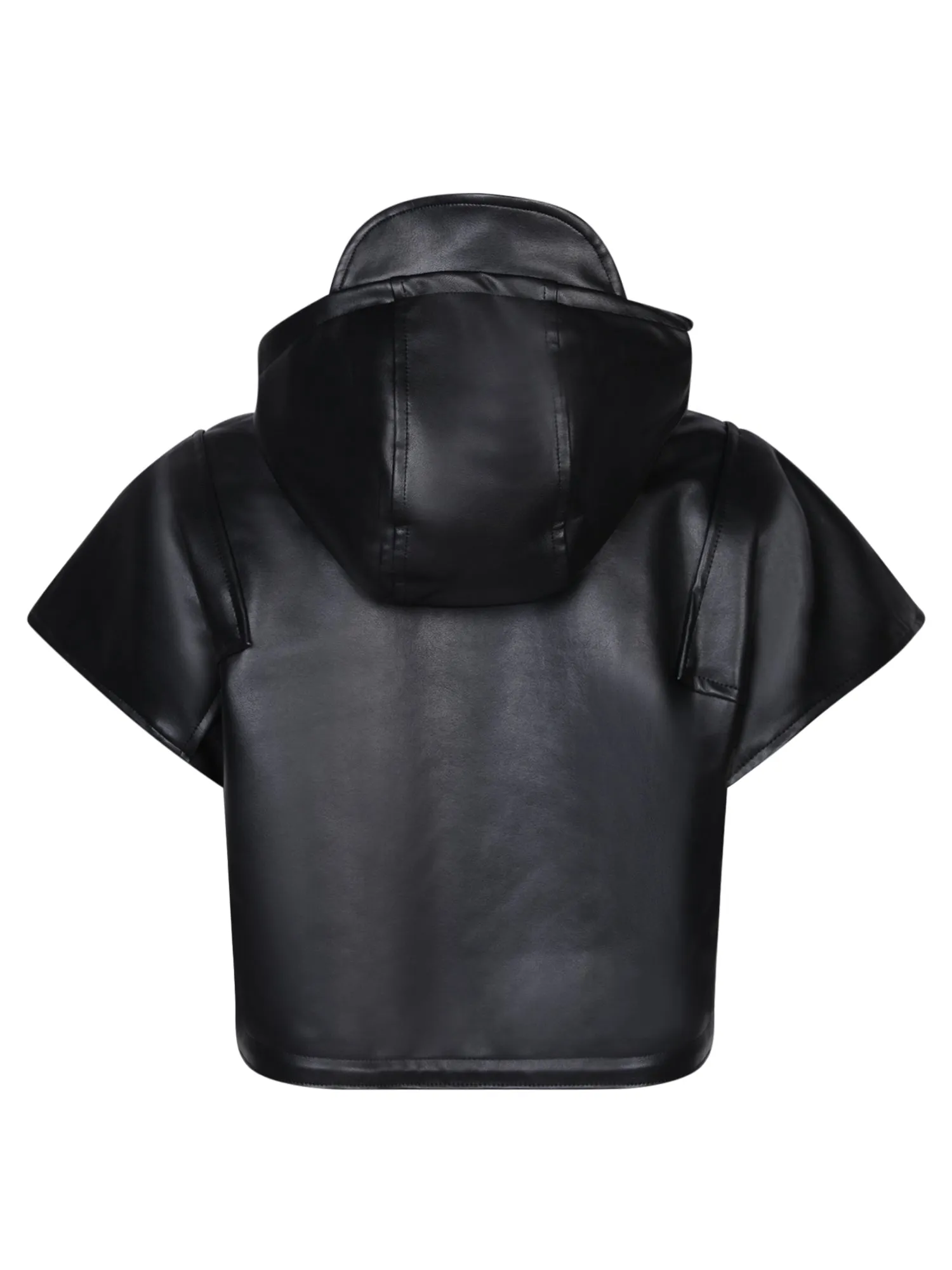 Cropped black jacket