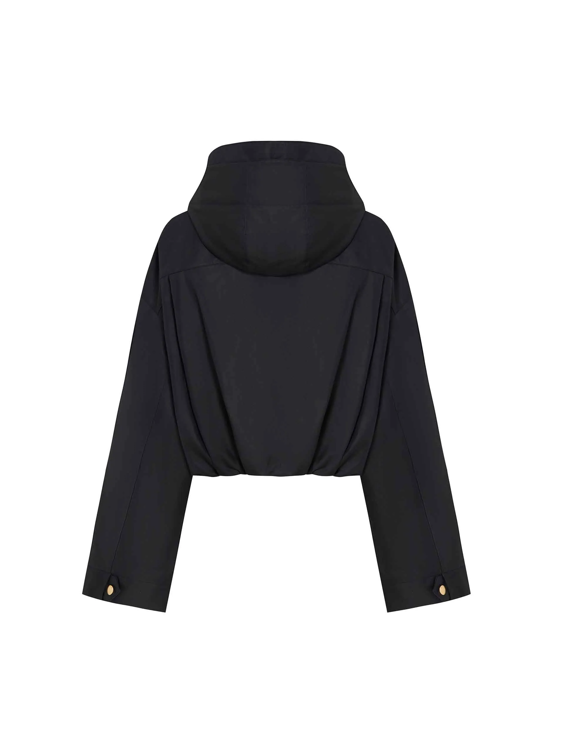 Cropped Hooded Jacket