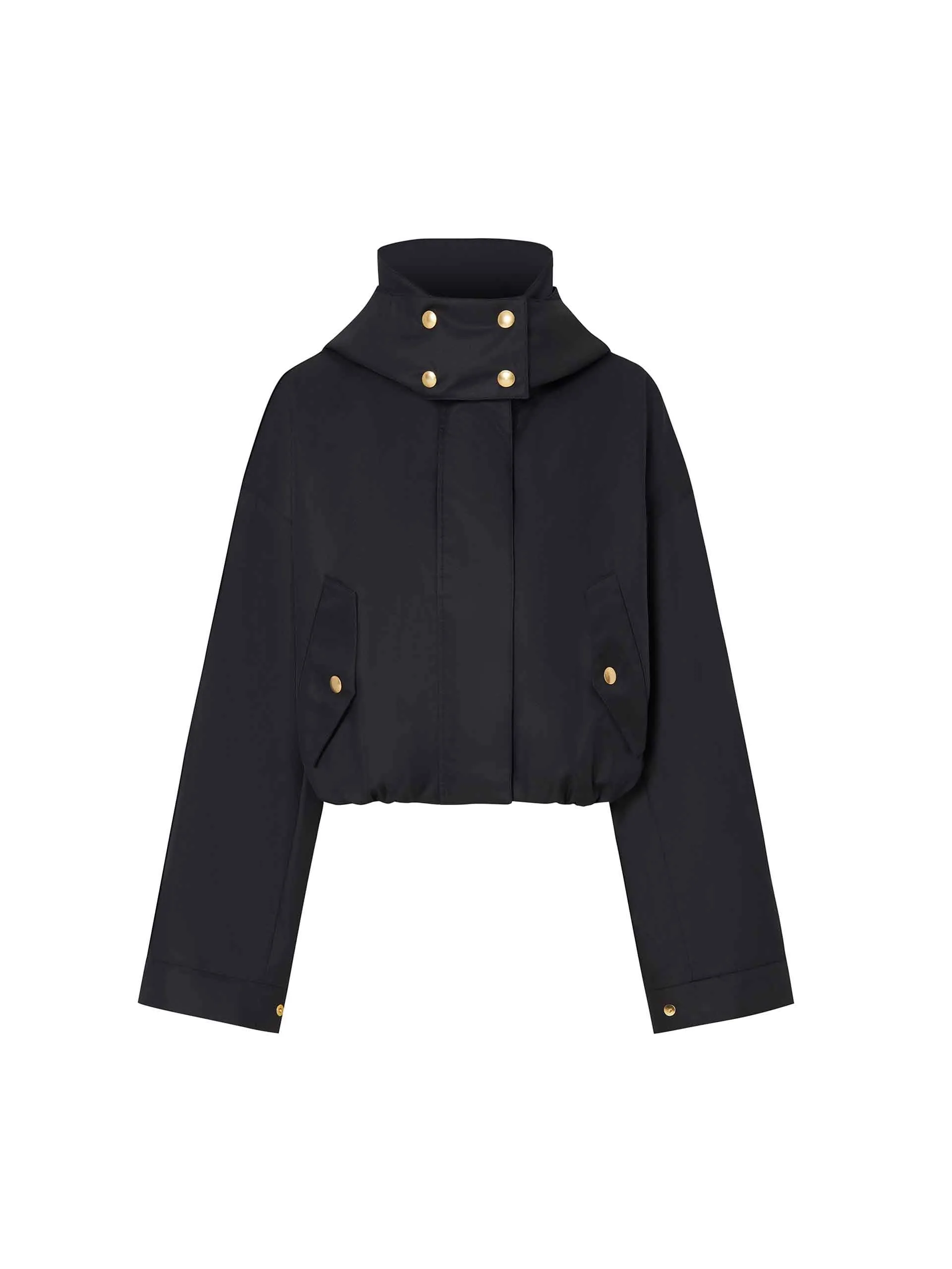 Cropped Hooded Jacket