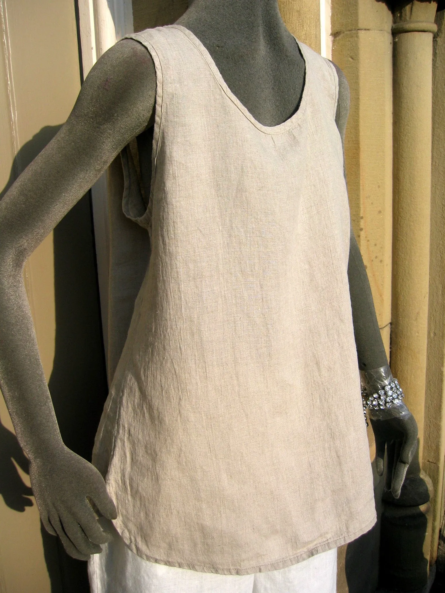 FLAX "Tank" Womens Linen Camisole (was £55)