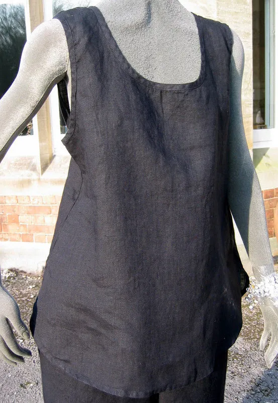 FLAX "Tank" Womens Linen Camisole (was £55)