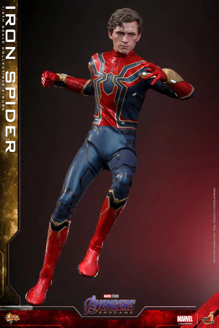 HOT TOYS MARVEL’S AVENGERS: ENDGAME - 1/6TH SCALE IRON SPIDER COLLECTIBLE FIGURE (SCULPTED HAIR VERSION) - MMS761