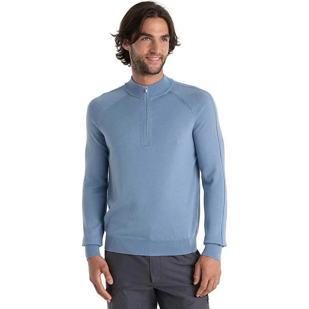 Icebreaker Men's Merinofine Luxe LS Half Zip Sweater