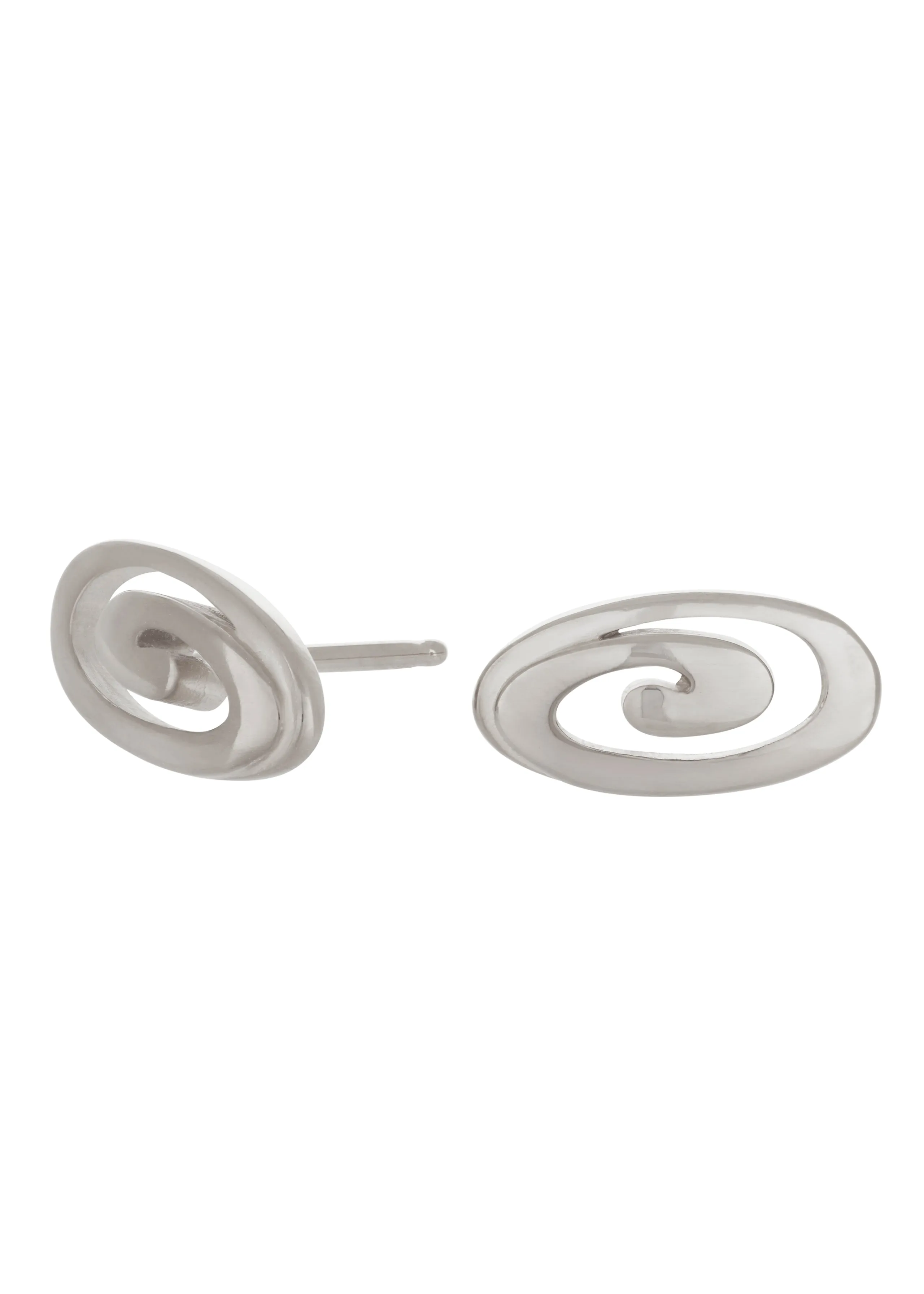 Infinity Studs in Sterling Silver