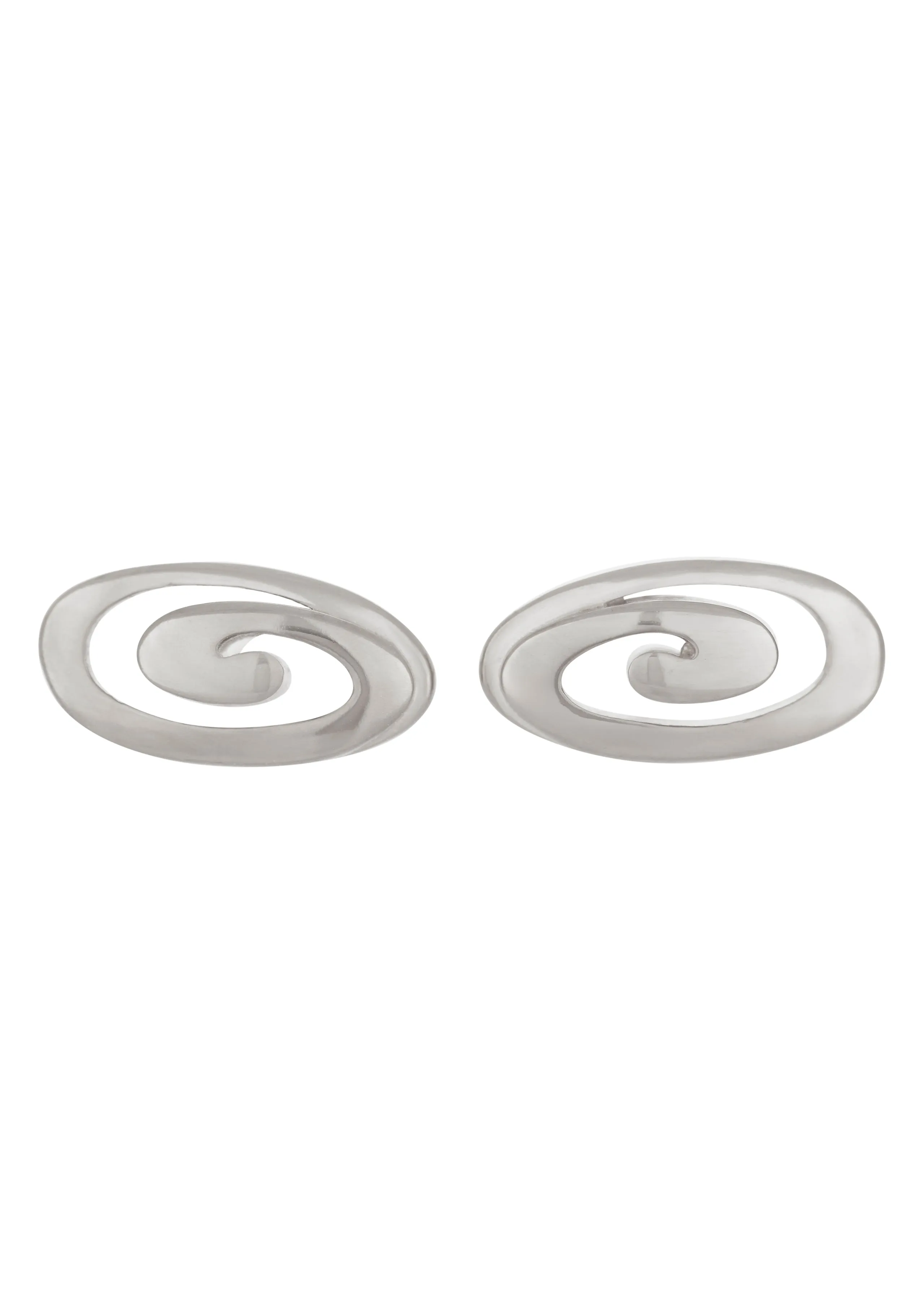 Infinity Studs in Sterling Silver