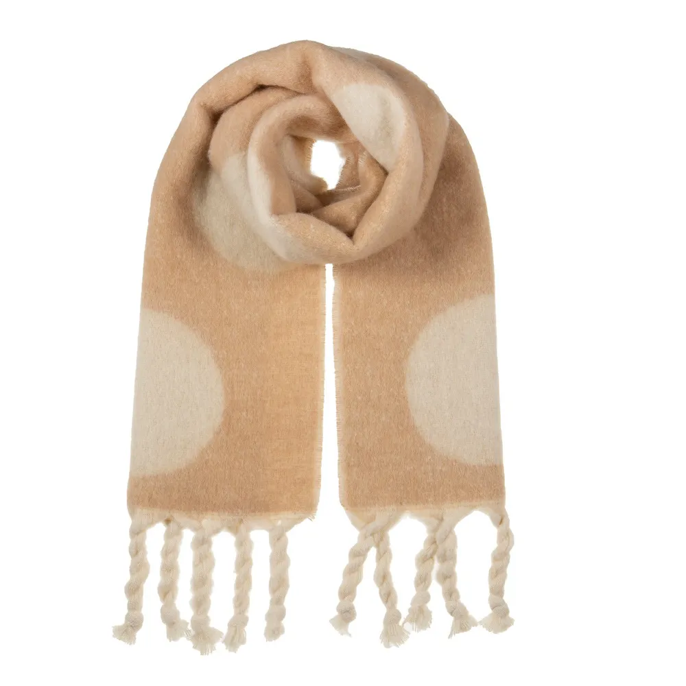 Ladies Big Bold Spot Cosy Scarf By Alex Max