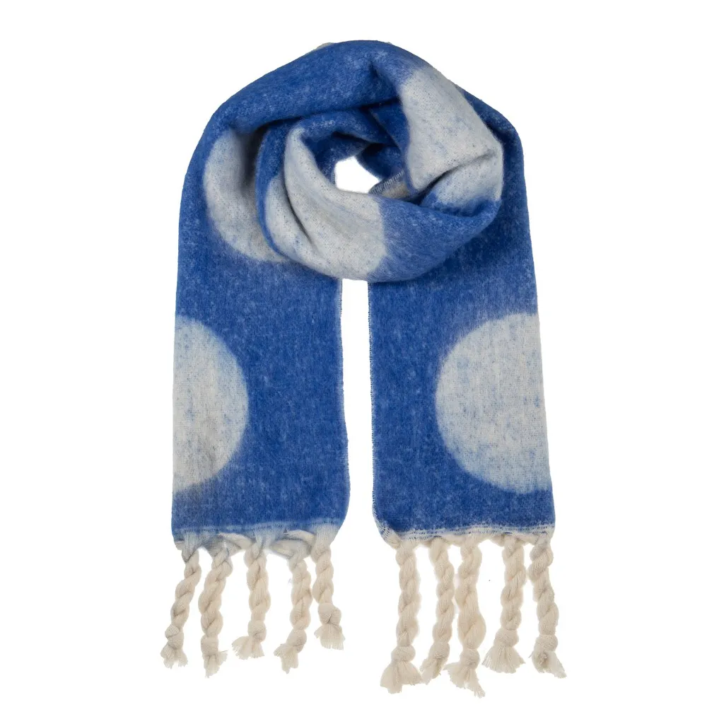 Ladies Big Bold Spot Cosy Scarf By Alex Max