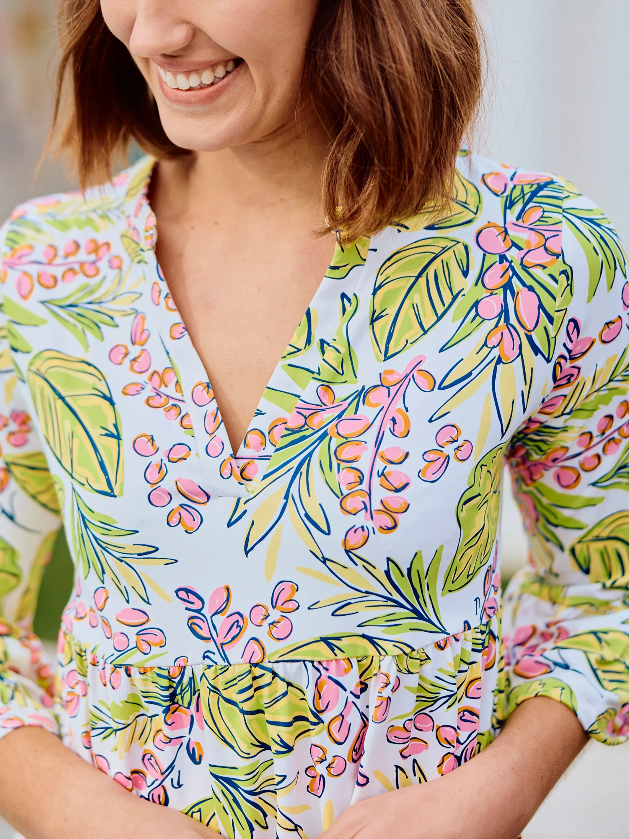 Laguna Dress | Vine Time Lime