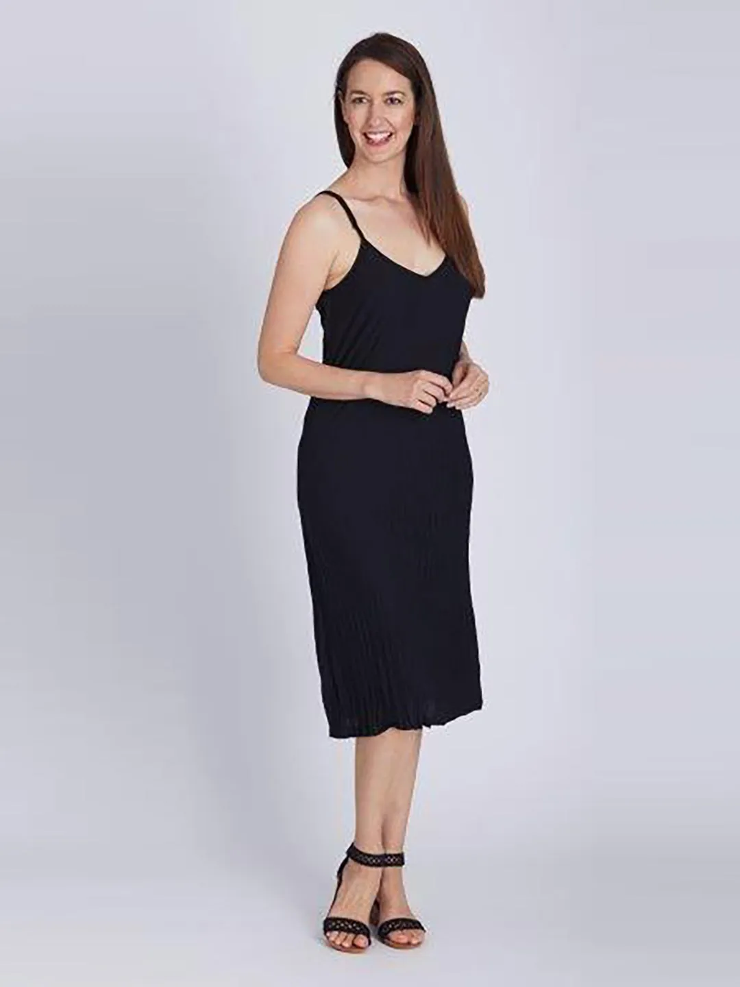 Layer Slip Dress - Black 11131-S