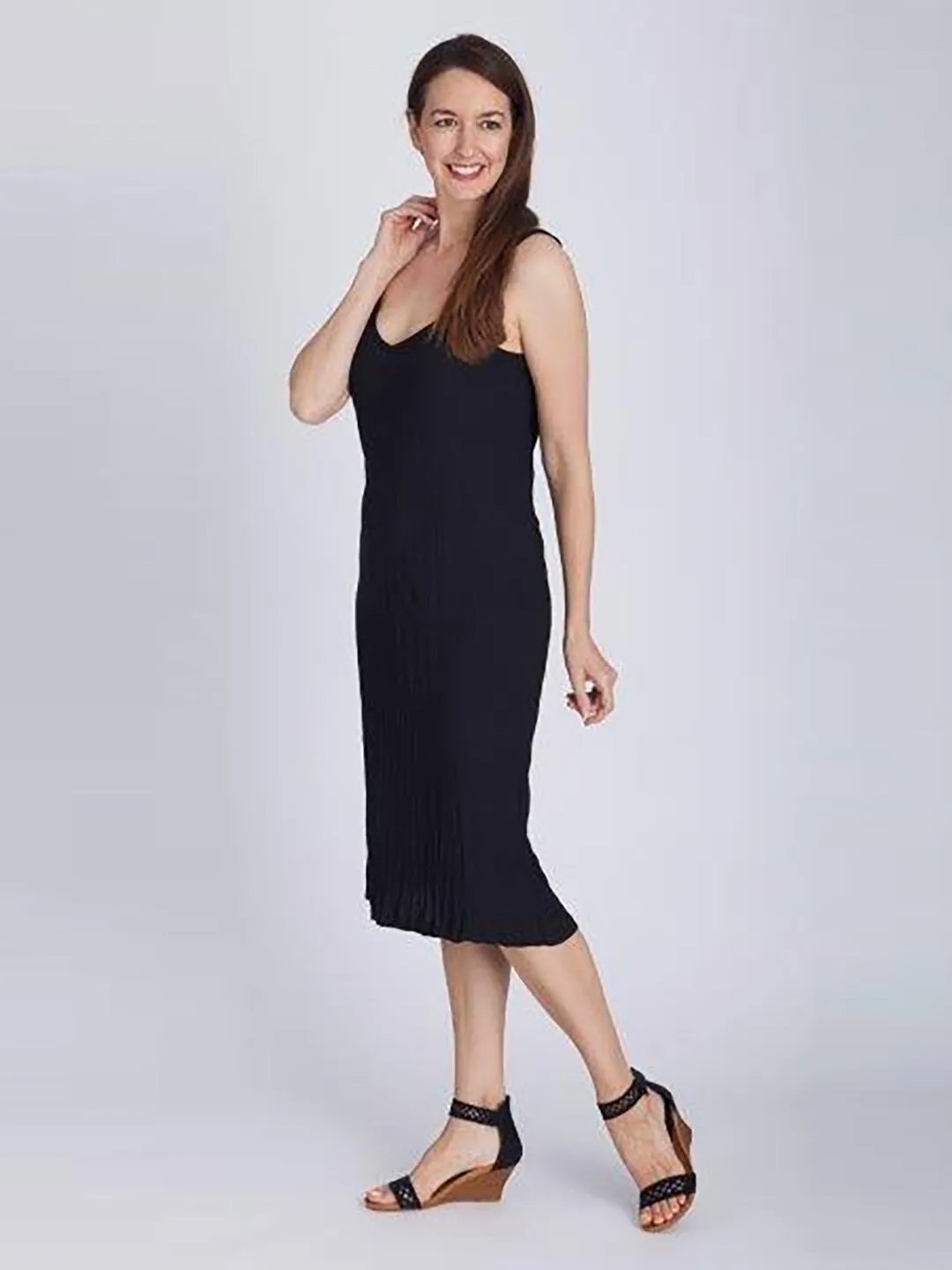 Layer Slip Dress - Black 11131-S