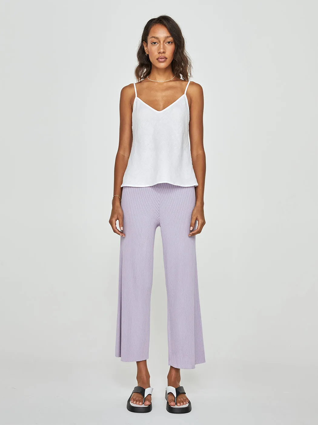 Linen Camisole - White