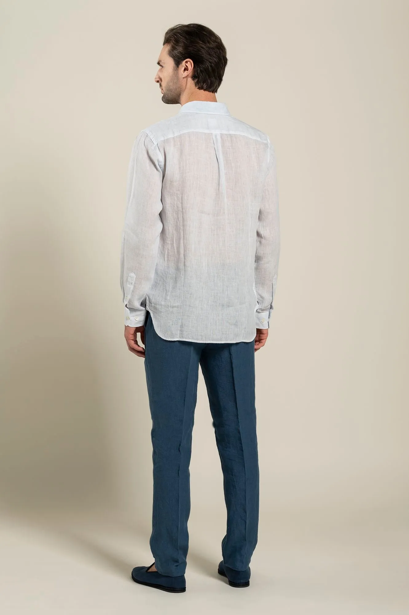 Long Sleeve Regular Fit Man Shirt With Pocket