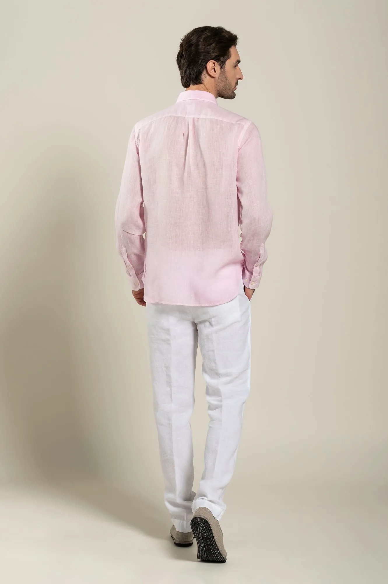 Long Sleeve Regular Fit Man Shirt With Pocket