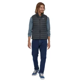 Men's Down Sweater Vest - Black
