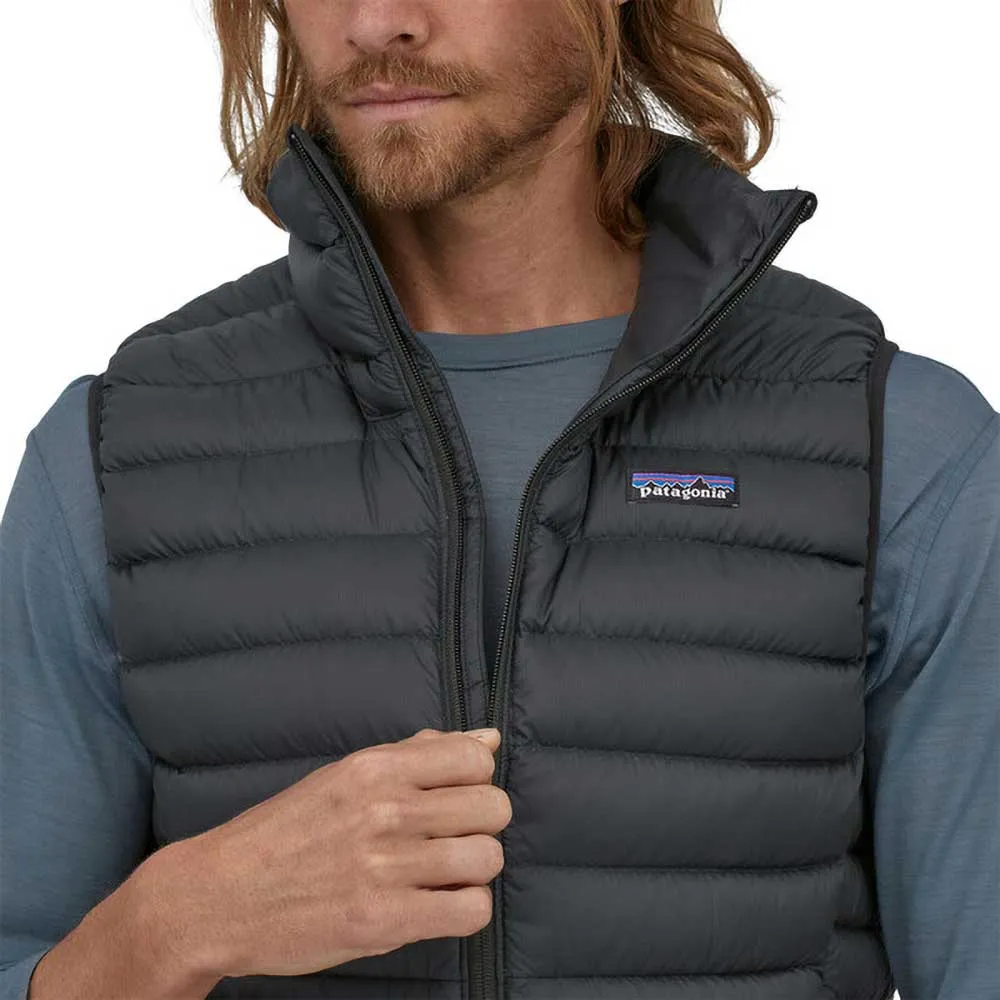 Men's Down Sweater Vest - Black