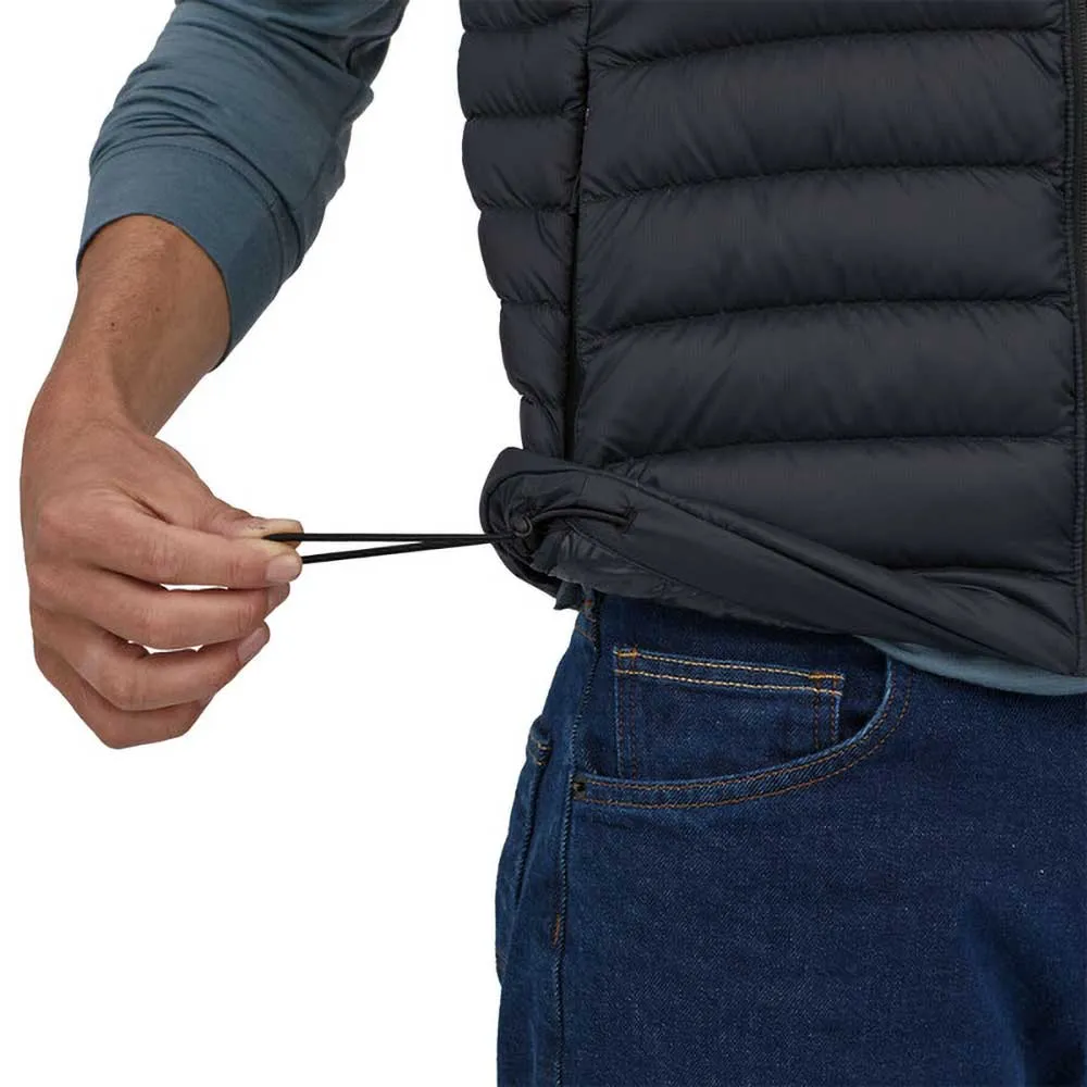 Men's Down Sweater Vest - Black