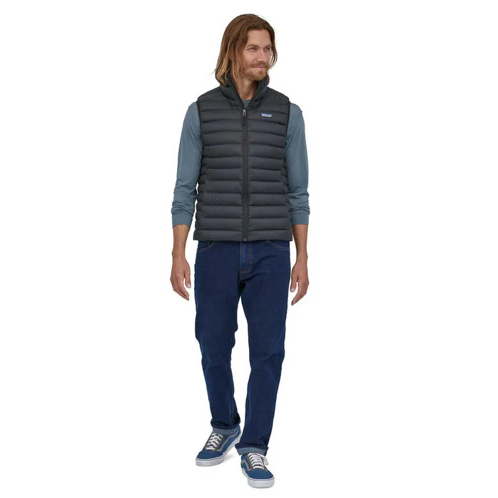 Men's Down Sweater Vest - Black