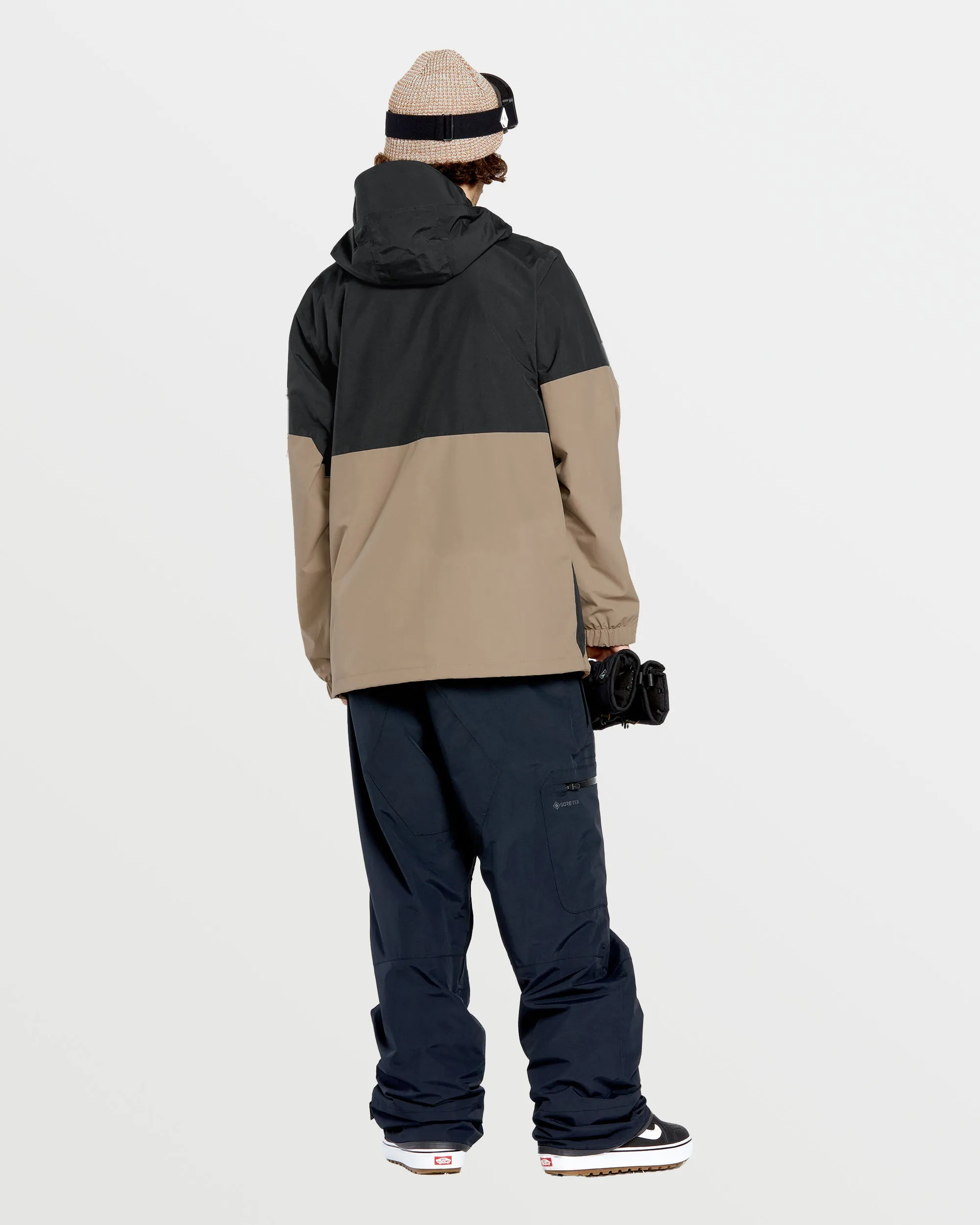 Mens L Insulated Gore-Tex Jacket - Chestnut Brown