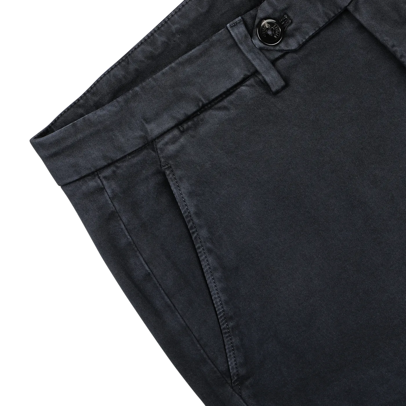 Navy Blue Cotton Stretch BG62 Trousers