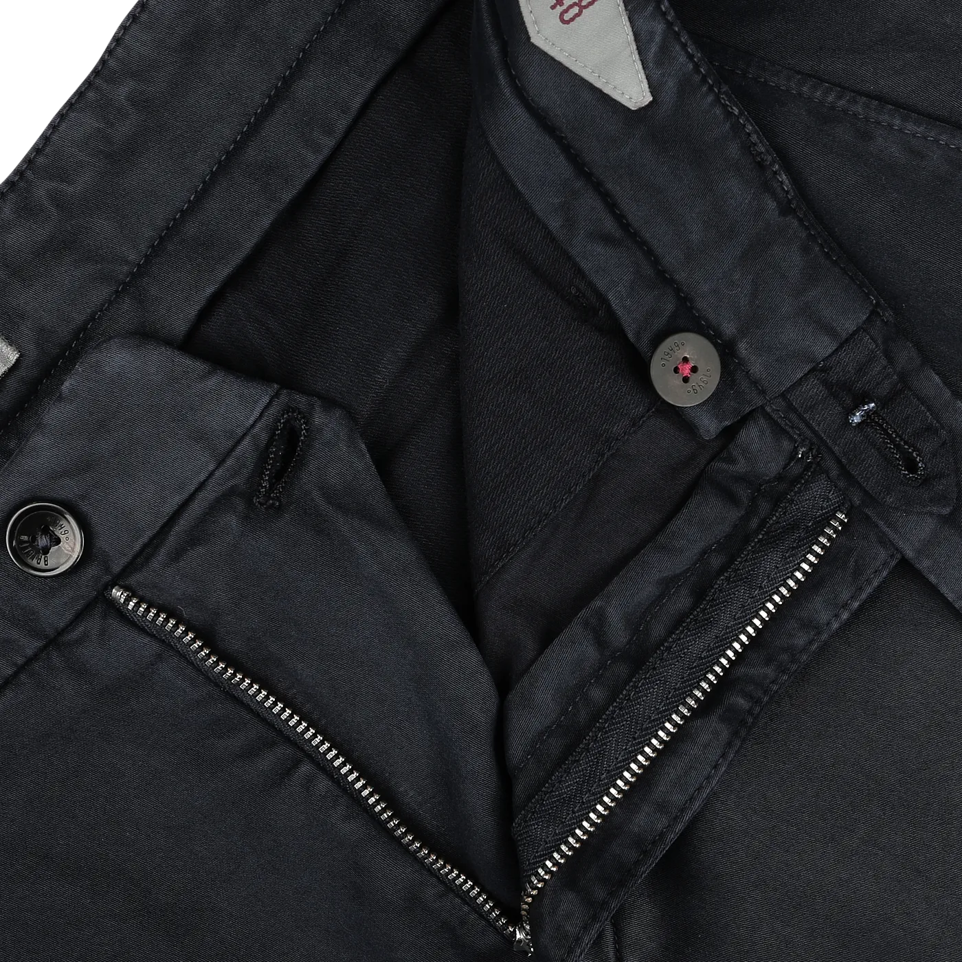 Navy Blue Cotton Stretch BG62 Trousers