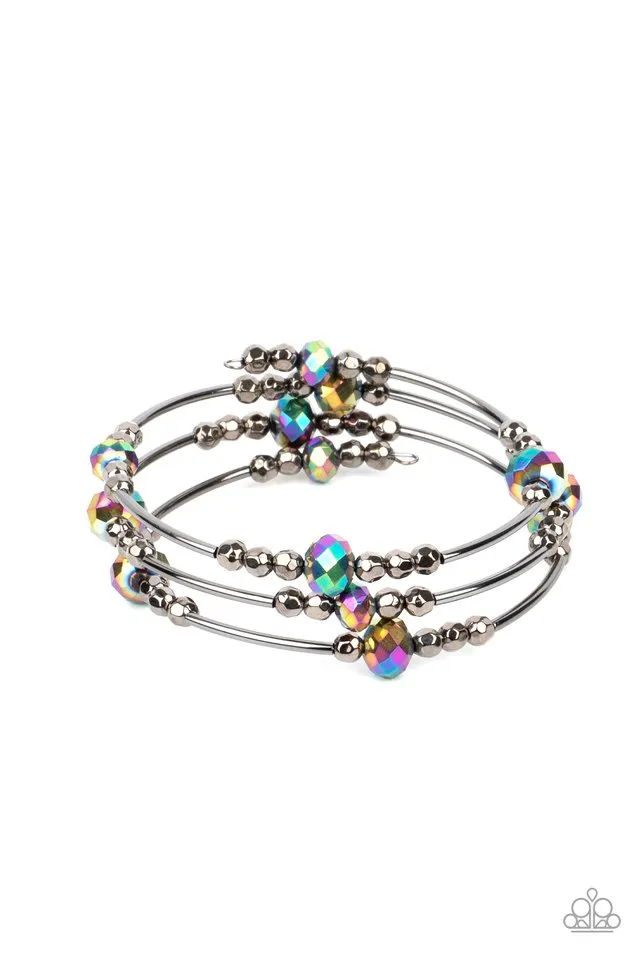 Paparazzi Bracelet ~ Showy Shimmer - Multi