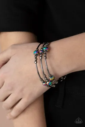 Paparazzi Bracelet ~ Showy Shimmer - Multi