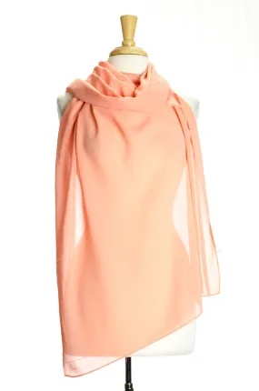 Peach  Simple Suzanne Scarf