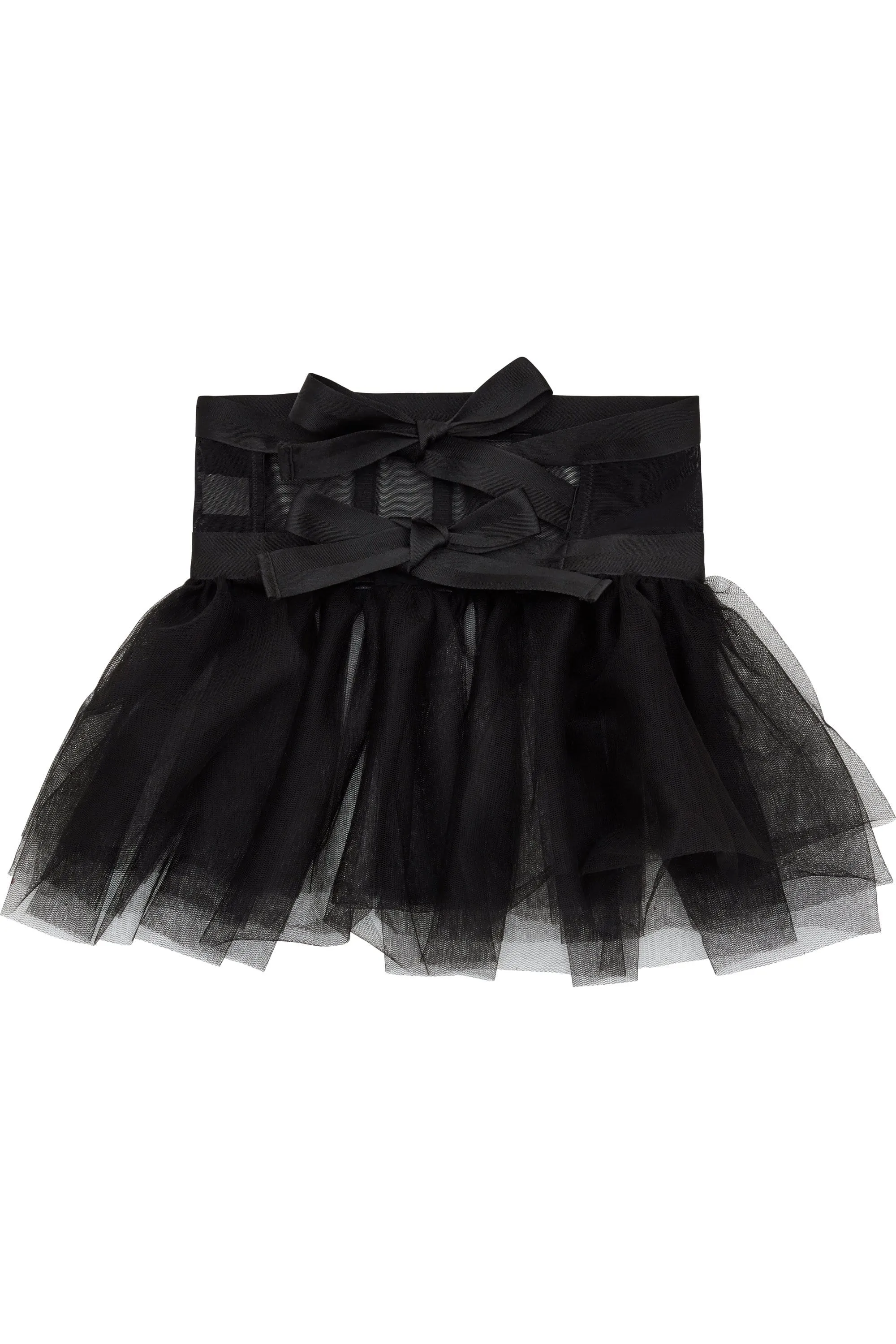 Peek & Beau Luna Ruffle neck piece black