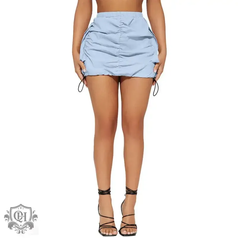 Pleated Block Colour Skirt