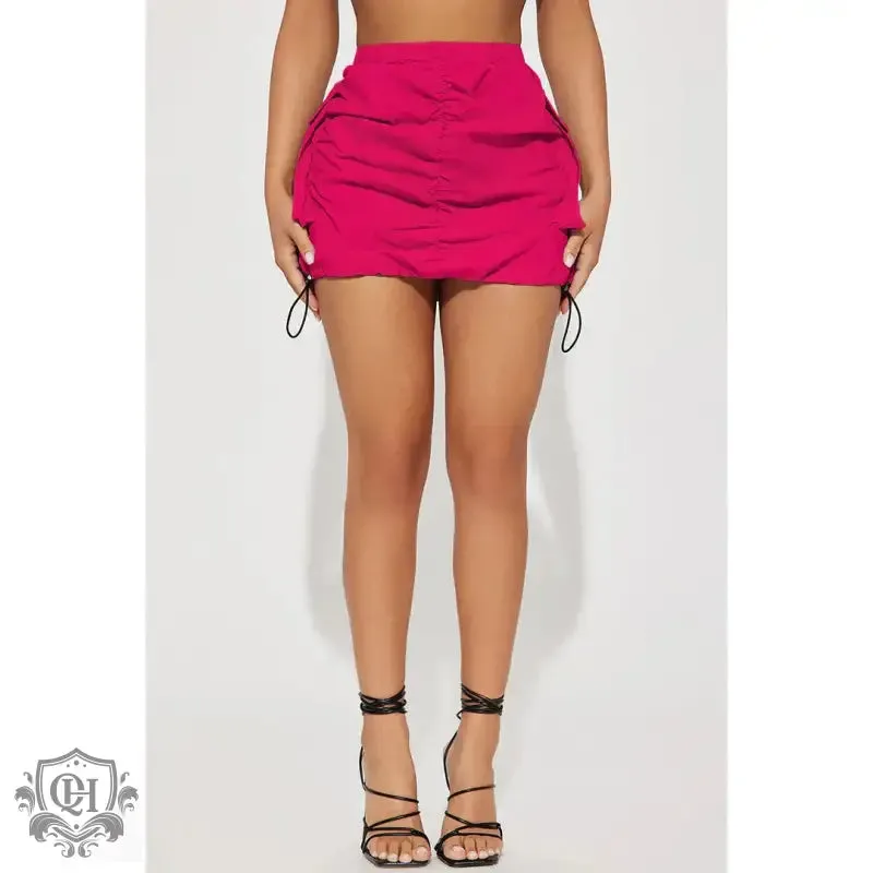 Pleated Block Colour Skirt