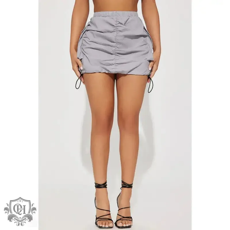 Pleated Block Colour Skirt