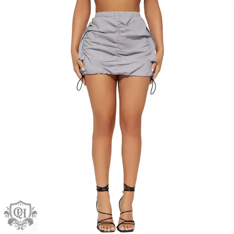 Pleated Block Colour Skirt