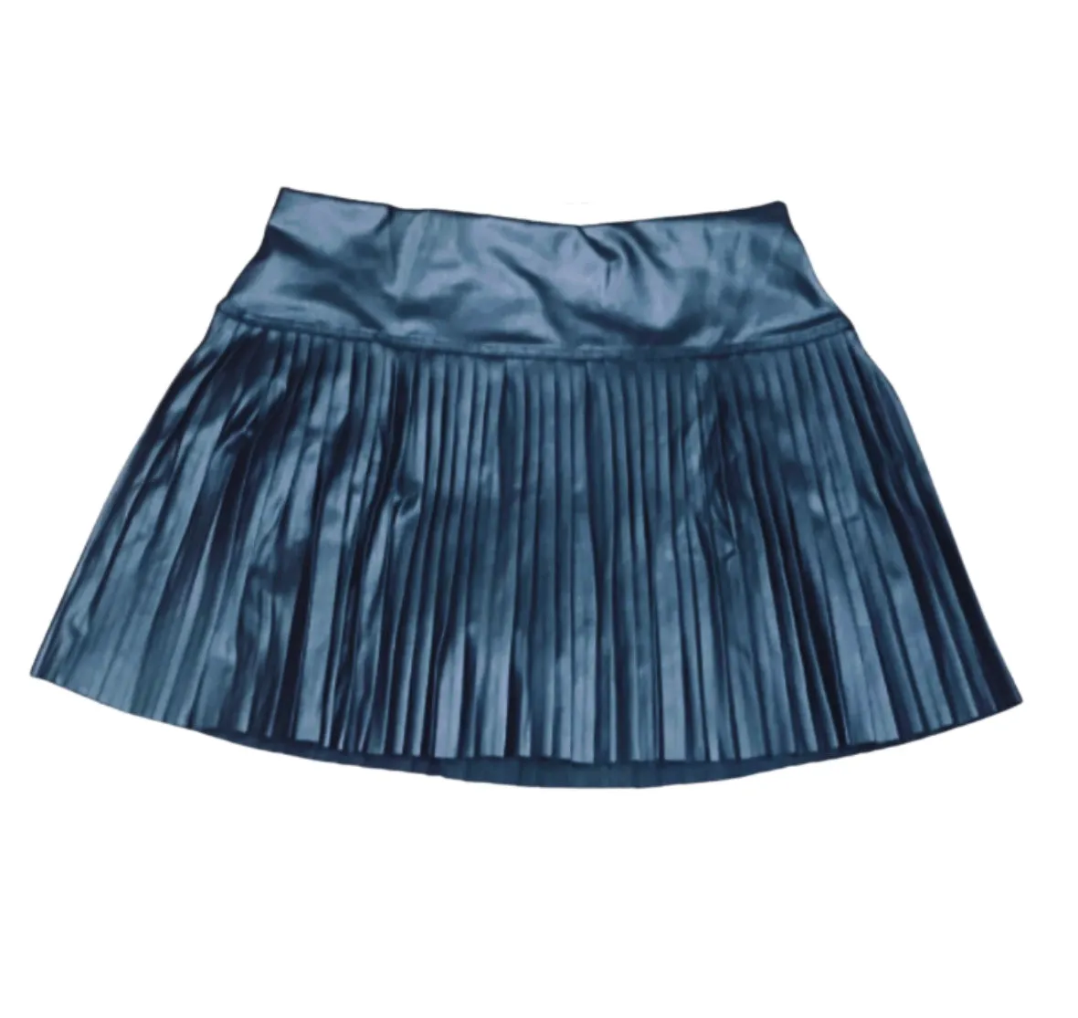 Pleated Pleather Skirt | FBZ