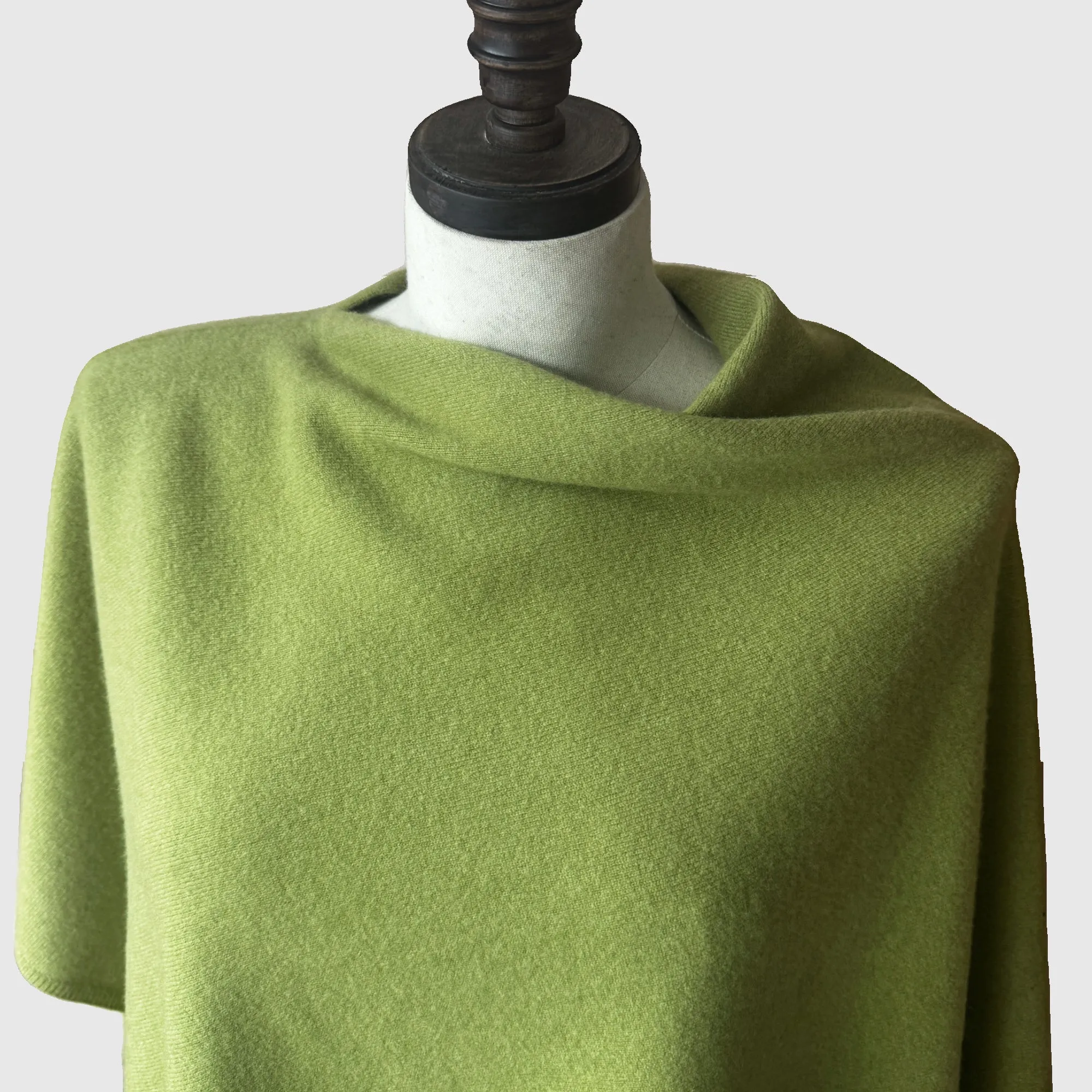 Red Merino Wool Wrap Poncho | 16 Colors