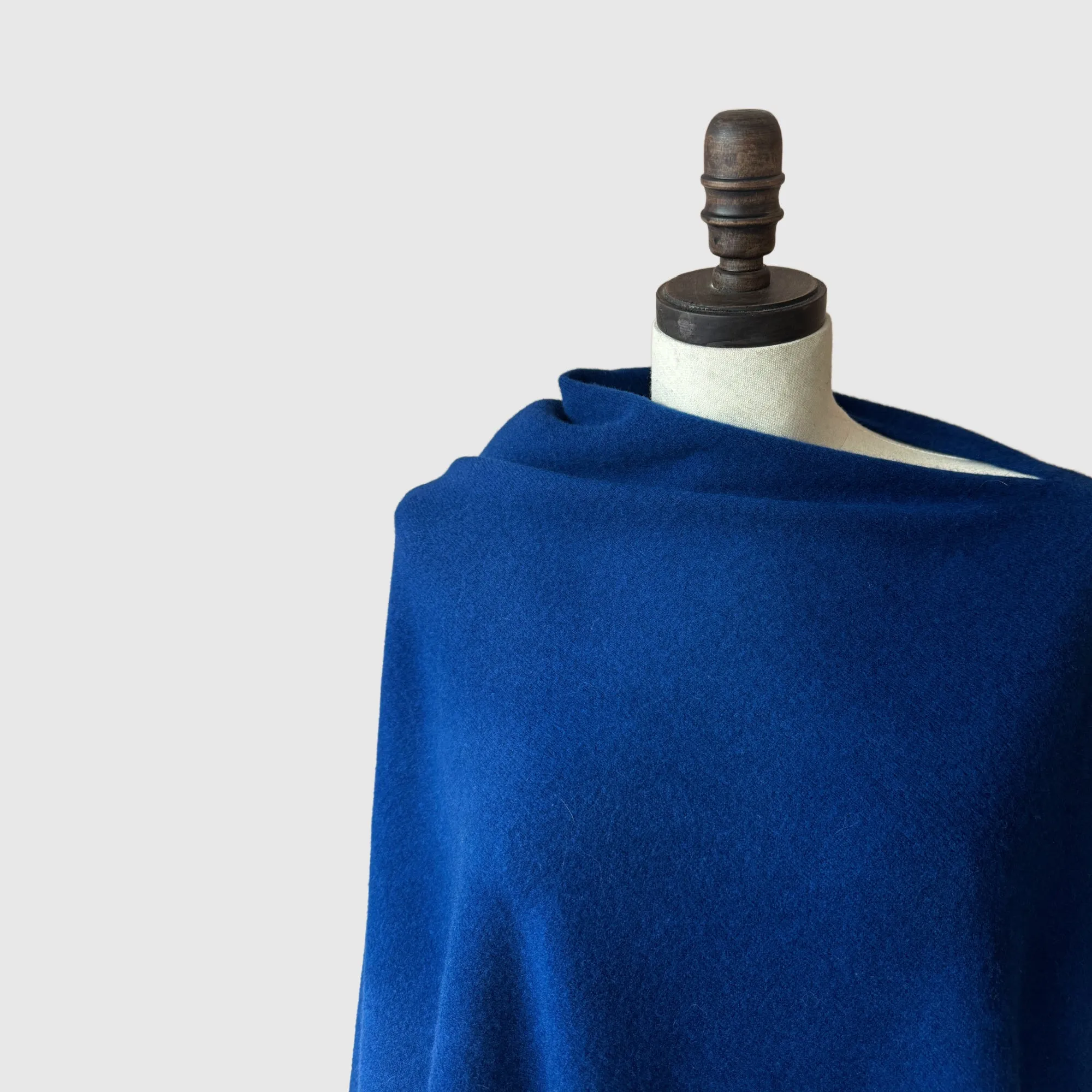 Red Merino Wool Wrap Poncho | 16 Colors