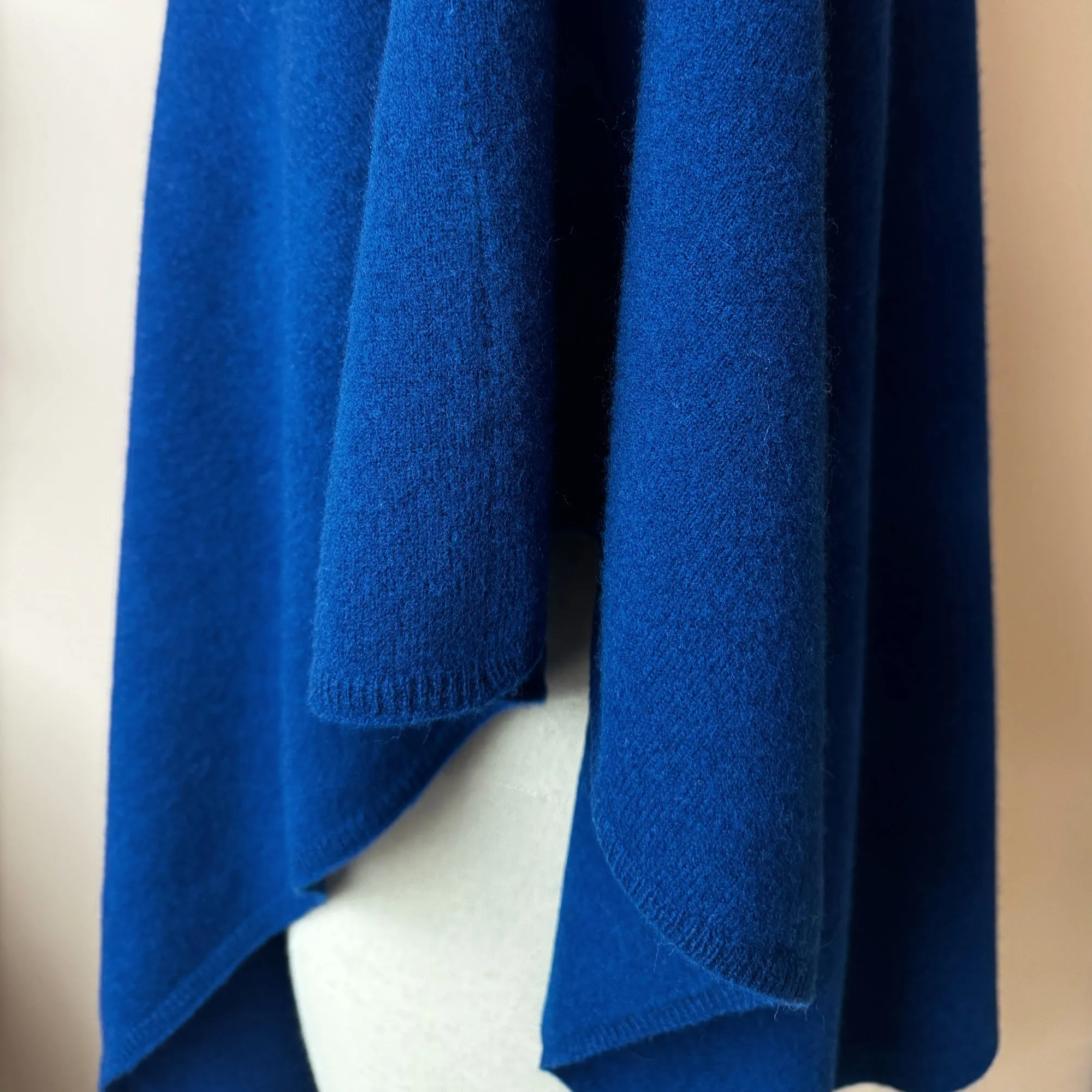 Red Merino Wool Wrap Poncho | 16 Colors