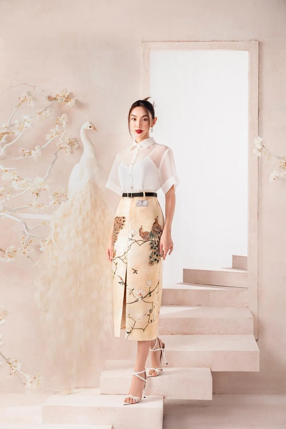 Sari Front Slit Skirt