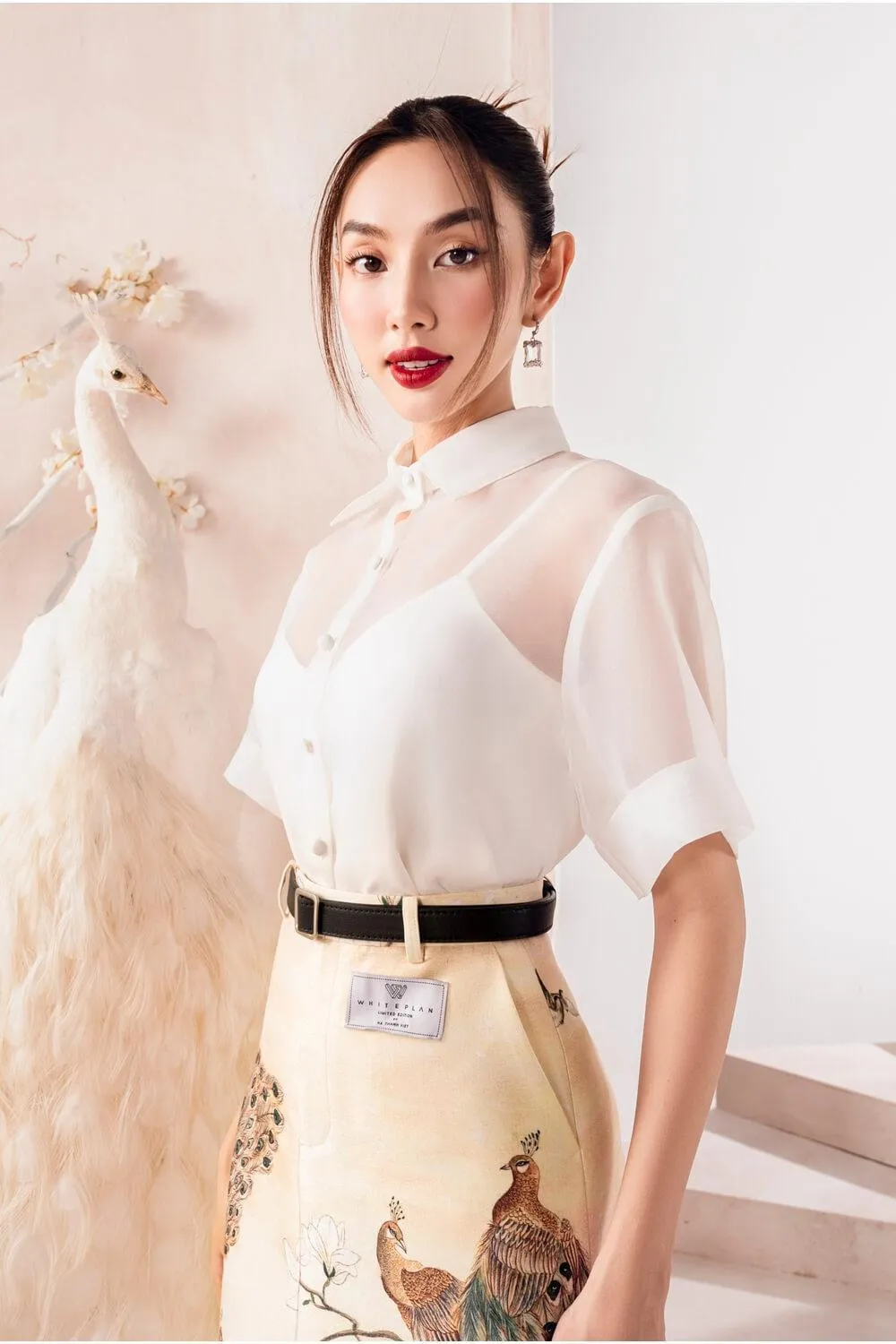 Sari Front Slit Skirt