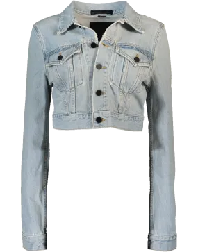 Shrunken Cropped Denim Jacket