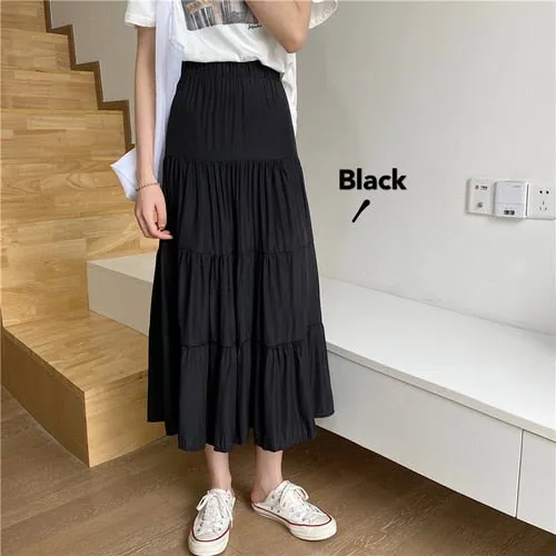 Summer Women Chiffon Skirt