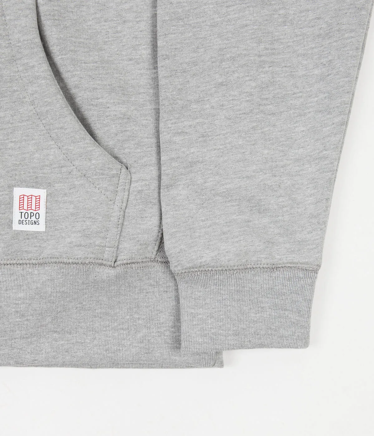 Topo Designs Classic Hoodie - Gray Marl