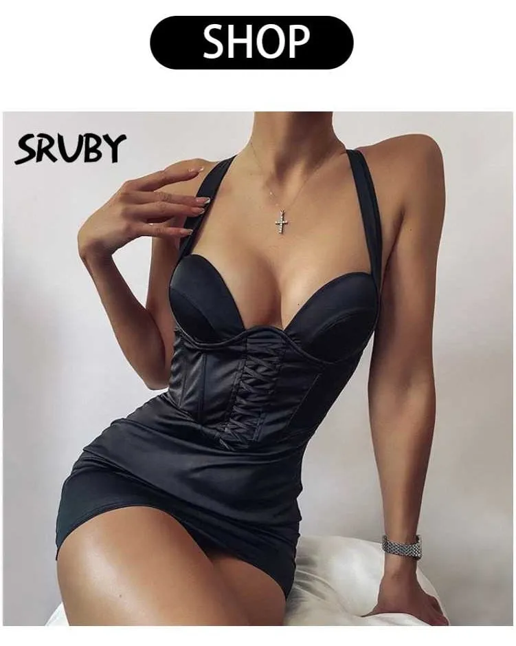 VenusFox Spaghetti straps Pink dress Woman Sequined Backless Sexy Dress Off Shoulder Mini Dress Christmas Party Club V neck Dresses