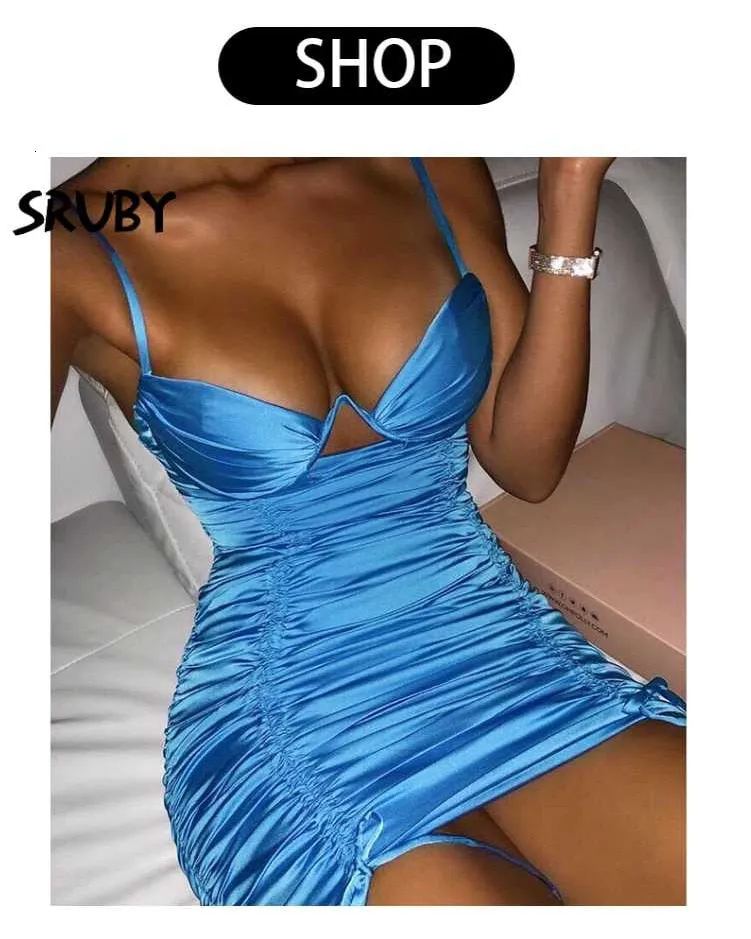 VenusFox Spaghetti straps Pink dress Woman Sequined Backless Sexy Dress Off Shoulder Mini Dress Christmas Party Club V neck Dresses