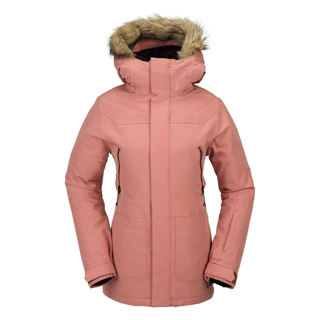 Volcom 2024 Womens Shadow Insulated Jacket - Earth Pink