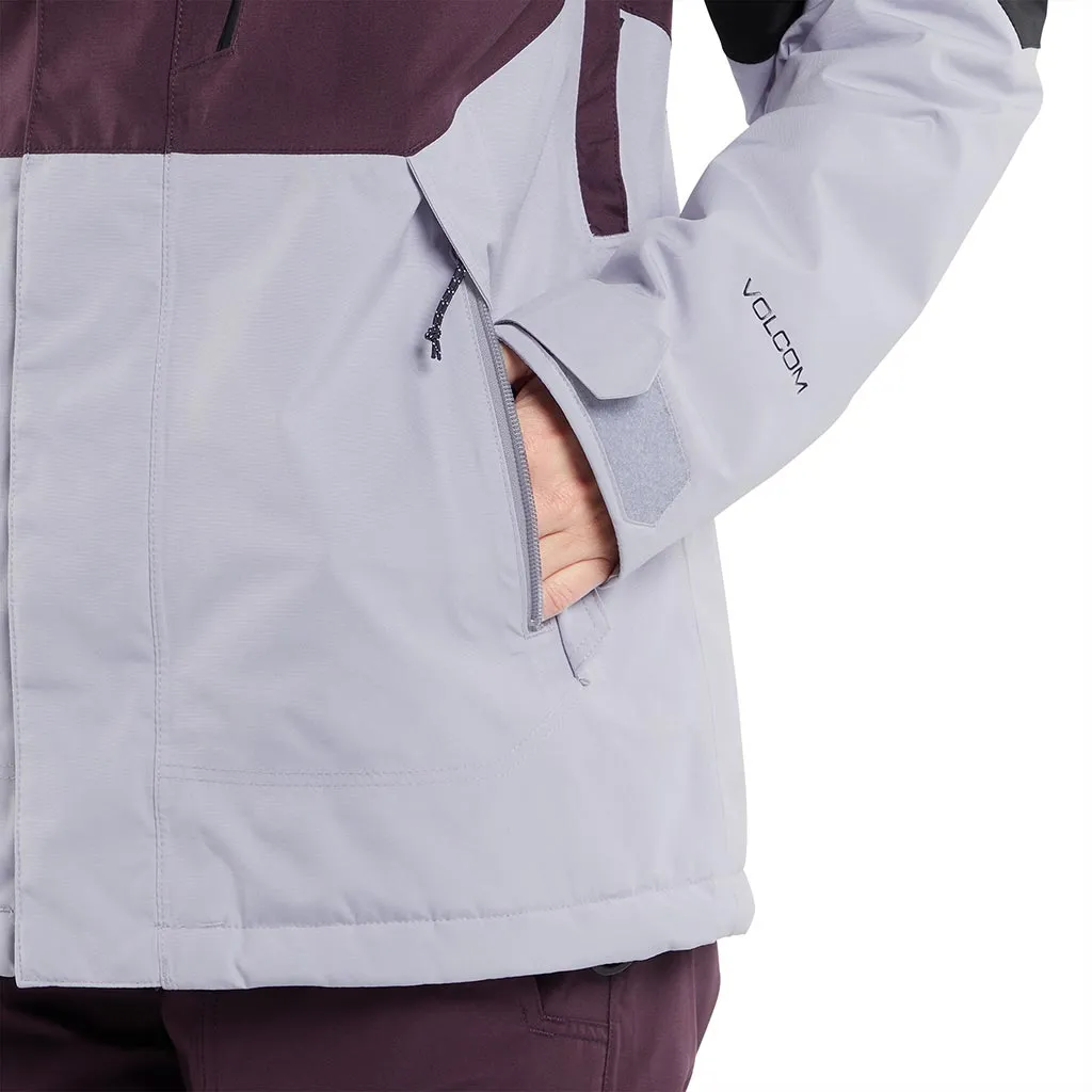Volcom 2024 Womens V.CO Aris Insulated Gore-Tex Jacket - Blackberry